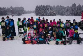Výcvik na snowboardu v 7. ročníku